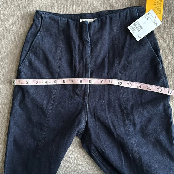 H&M high waisted split ankle fitted jeans size 4 - Picture 9 of 12